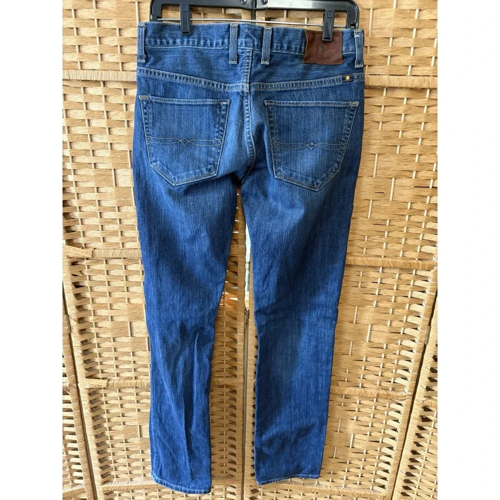 LUCKY BRAND‎ Dean Jeans Men 29x32 Straight Leg Stretch Blue Dark Wash Denim